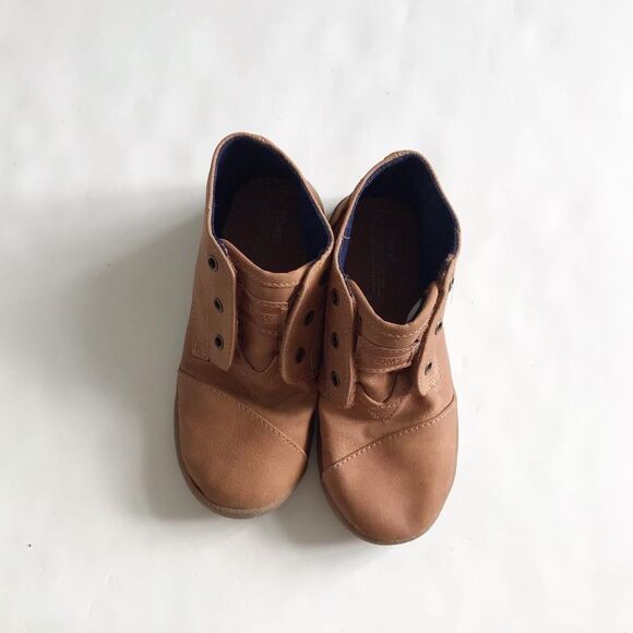 Toms brown Botas Cupsole sneakers EUC size 10 toddler - Picture 4 of 9